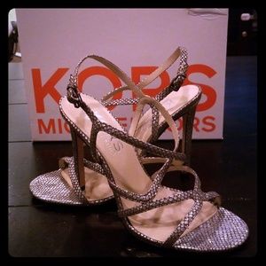 Michael Kors Gunmetal Sandals